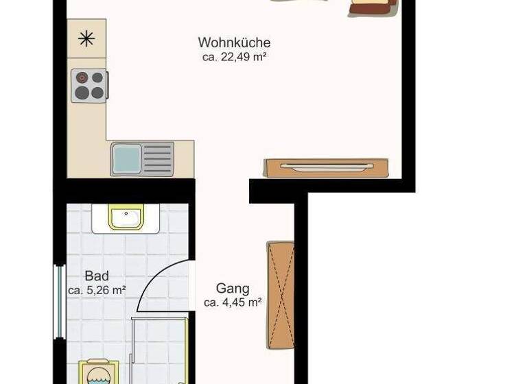 Studio zum Kauf 149.000 € 1 Zimmer 36,7 m² 1. Geschoss Mödling 2340