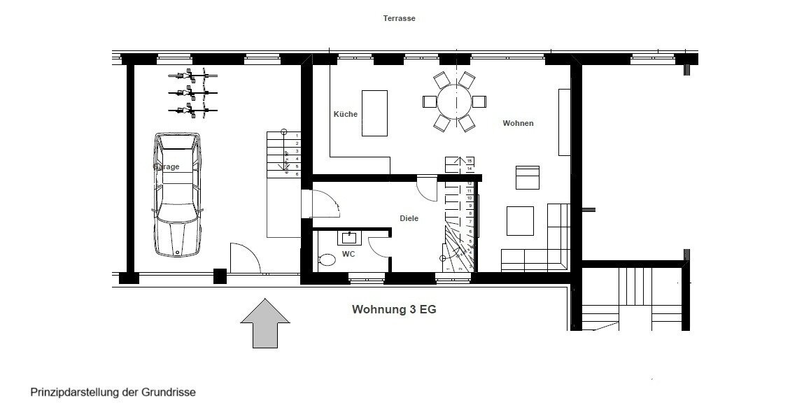 Maisonette zur Miete 1.250 € 5 Zimmer 130 m²<br/>Wohnfläche 01.02.2025<br/>Verfügbarkeit Kaufmannstraße 11 Siegmar 851 Chemnitz 09117