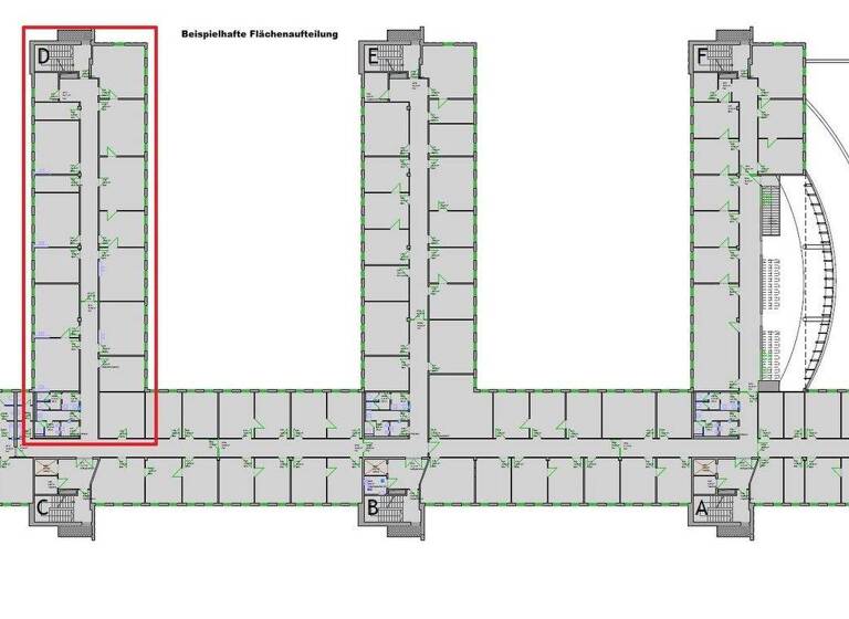 Büro zur Miete provisionsfrei 15.000 m² Bürofläche teilbar ab 500 m² Neu Zippendorf Schwerin 19063