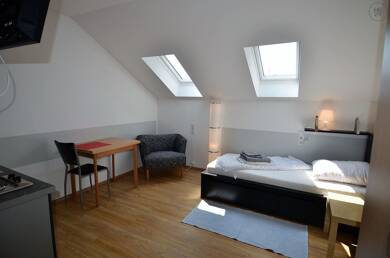 Wohnung zur Miete Wohnen auf Zeit 660 € 1 Zimmer 20 m² frei ab 08.07.2025 Göggingen - Nordwest Augsburg 86199