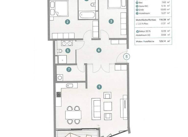 Wohnung zum Kauf provisionsfrei 899.000 € 3 Zimmer 122,6 m² Alte Neustadt Bremen 28199