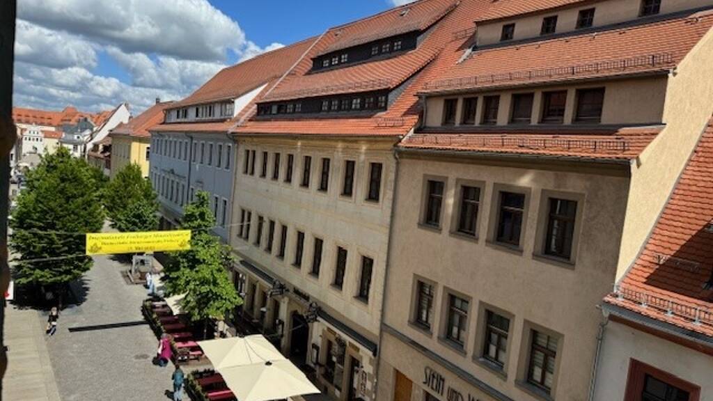 Wohnung zur Miete 693 € 4 Zimmer 117,2 m² 2. Geschoss frei ab sofort Burgstraße 5 Freiberg 09599