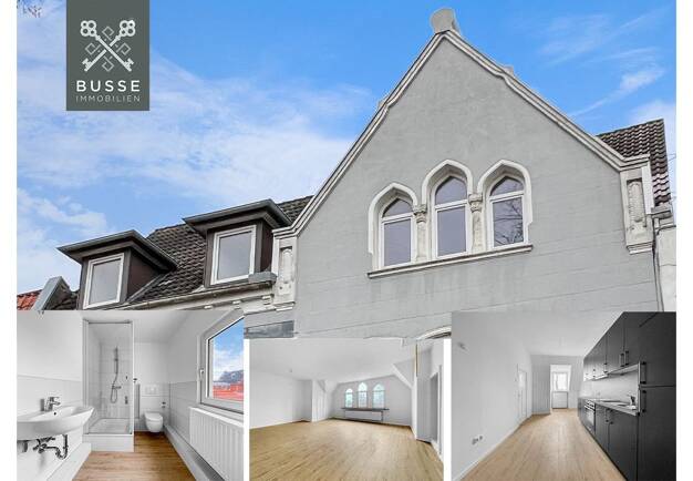 Wohnung zur Miete 1.050 € 3,5 Zimmer 105 m² Dachgeschoss, 2. Geschoss frei ab sofort Heide Heide 25746
