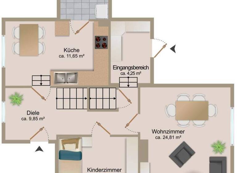 Einfamilienhaus zum Kauf 170.000 € 4 Zimmer 95,7 m² 506 m² Grundstück Karl-Liebknecht-Straße 14 Muldenstein Muldestausee 06774