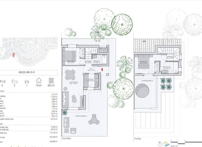Doppelhaushälfte zum Kauf 754.000 € 3 Zimmer 150 m² 508 m² Grundstück Cala Romàntica 07680