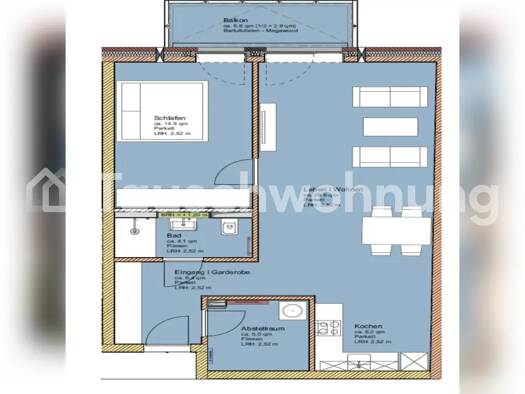 Wohnung zur Miete Tauschwohnung 1.300 € 2 Zimmer 69 m² 3. Geschoss Osdorf Hamburg 22761