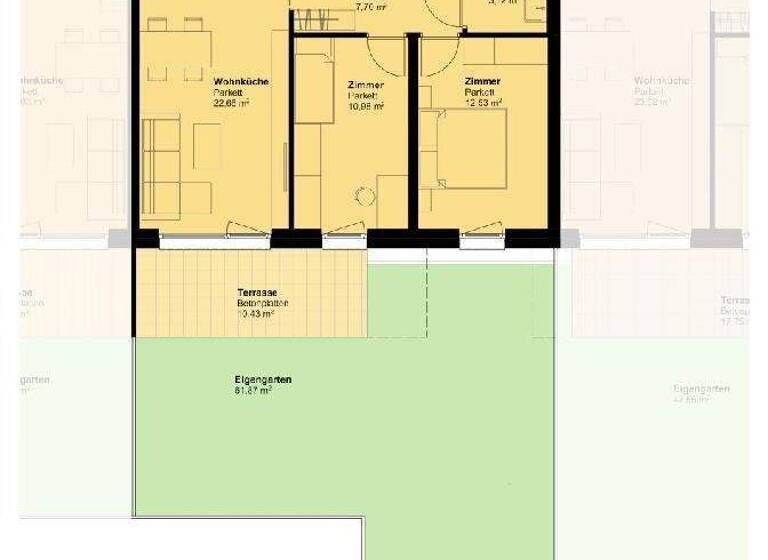 Wohnung zum Kauf - Erstbezug 351.000 € 3 Zimmer 62,5 m² Gerasdorf 2201
