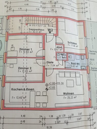 Wohnung zur Miete 1.460 € 4 Zimmer 97,2 m² 1. Geschoss frei ab sofort Philipp-Ullrich-Straße 99 Bieber Offenbach am Main 63073