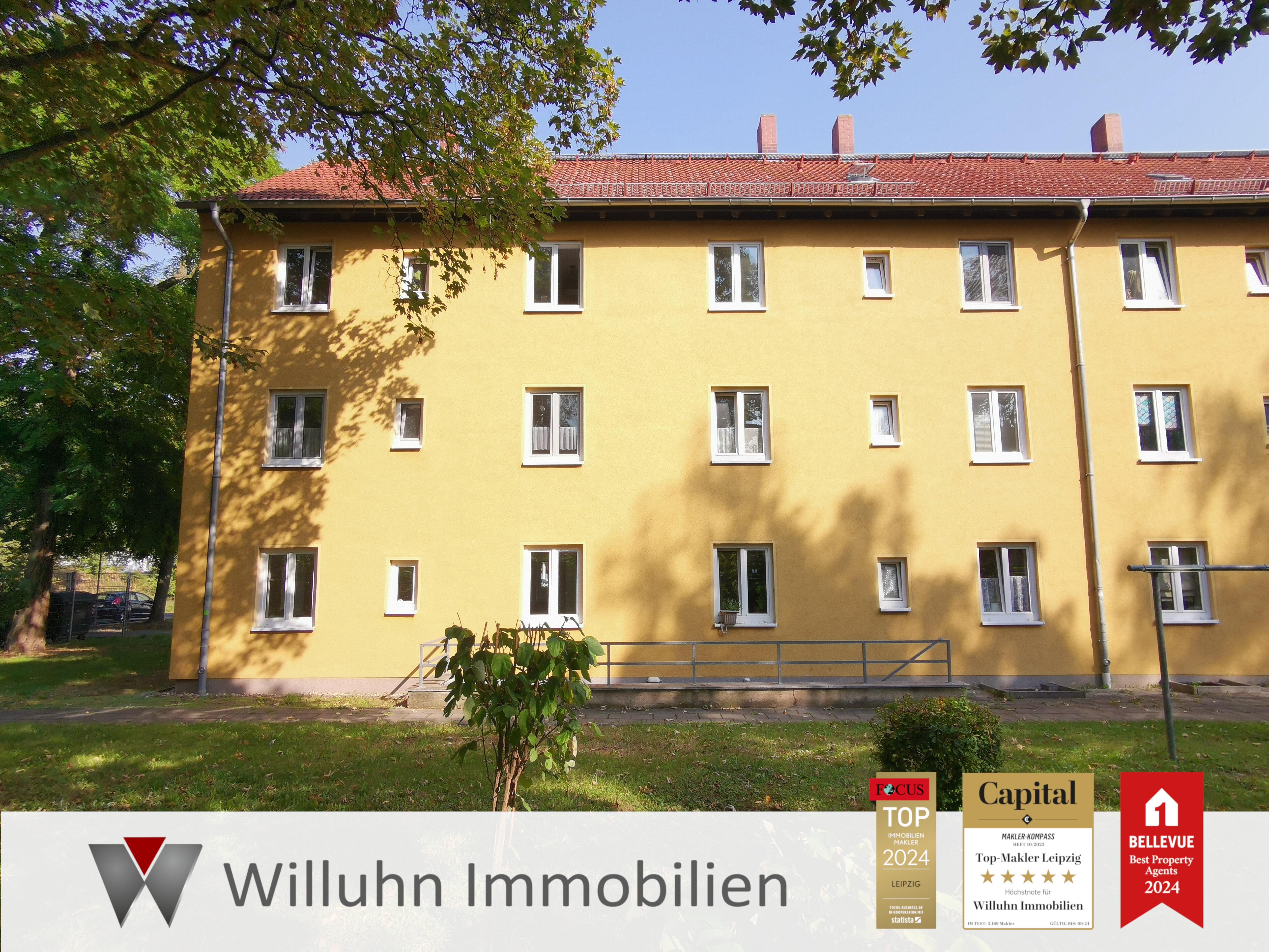 Wohnung zur Miete 332 € 3 Zimmer 52,6 m²<br/>Wohnfläche Hermann-Löns-Weg 4 Merseburg Merseburg 06217