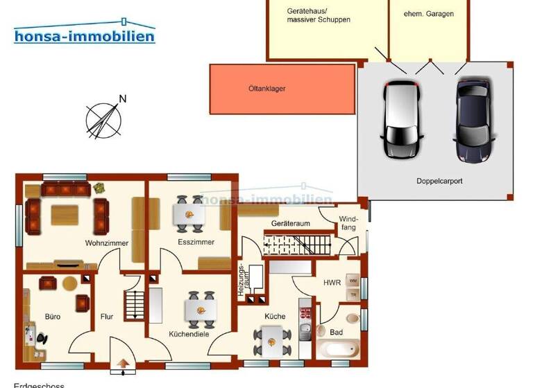 Einfamilienhaus zum Kauf 195.000 € 6 Zimmer 135 m² 1.491 m² Grundstück Lauenbrück 27389