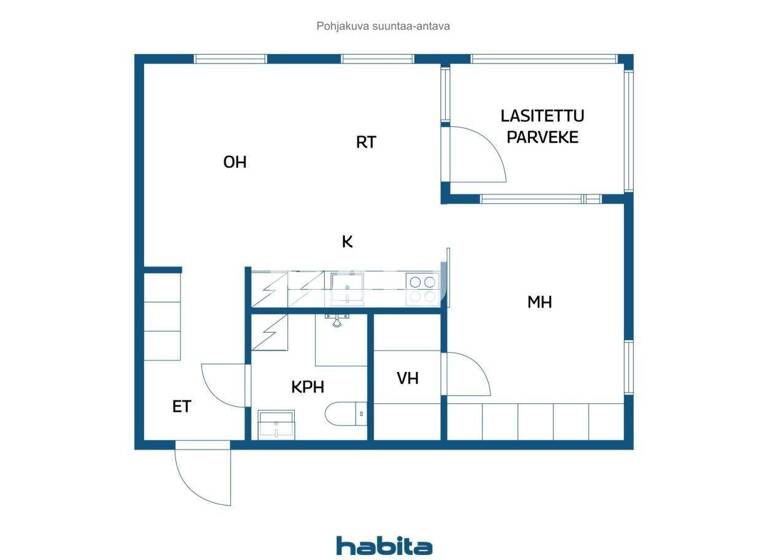 Wohnung zum Kauf 159.000 € 2 Zimmer 40 m² 1. Geschoss Räystäspääskyntie 1 Porvoo 06400