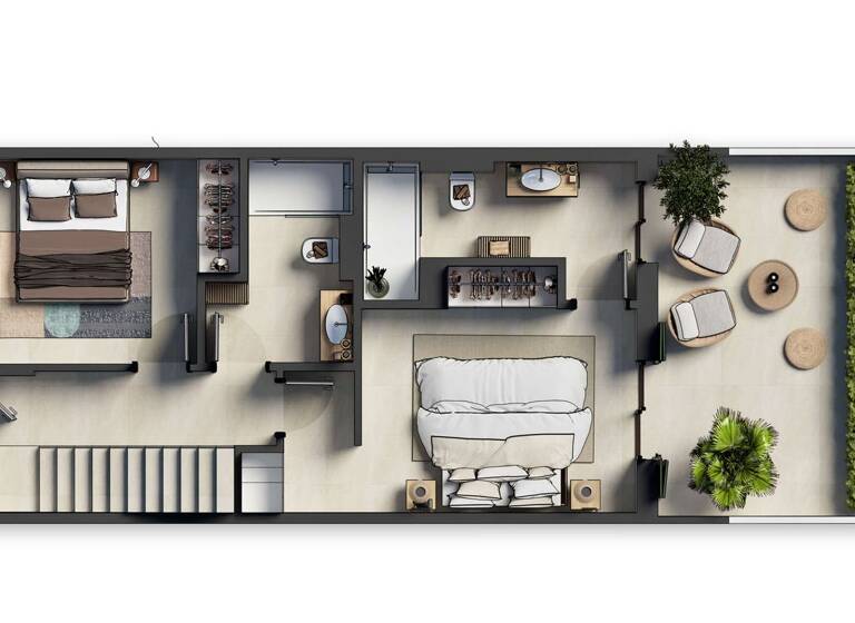 Reihenmittelhaus zum Kauf - Erstbezug 680.000 € 3 Zimmer 98,8 m² frei ab 02.11.2027 Capdepera 07580