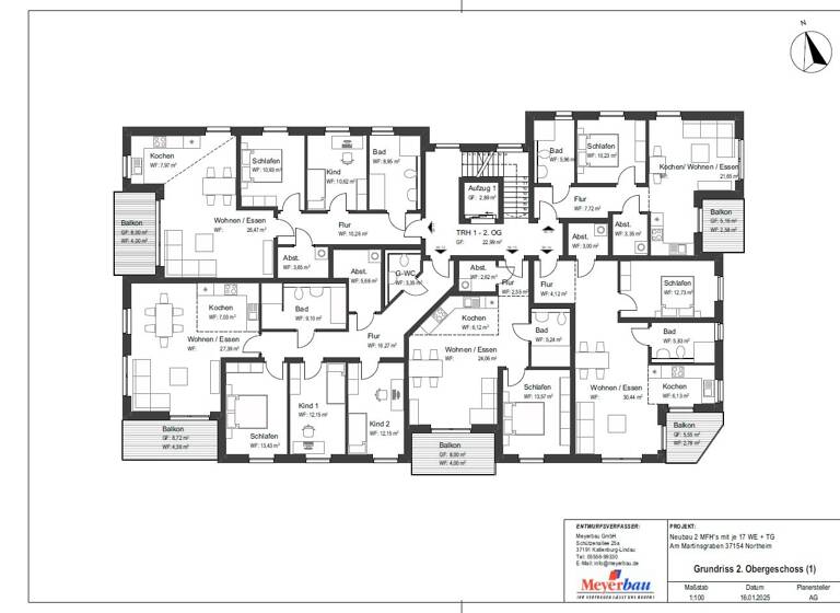 Wohnung zum Kauf - Erstbezug provisionsfrei 502.300 € 4 Zimmer 111,1 m² Northeim 37154
