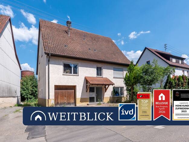 Mehrfamilienhaus zum Kauf 399.000 € 9 Zimmer 132,5 m² 1.639 m² Grundstück Wolfsölden Affalterbach 71563
