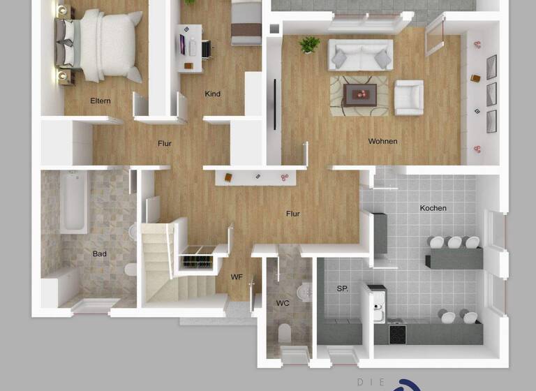 Wohnung zum Kauf 245.000 € 6 Zimmer 135 m² Oberfüllbach Ebersdorf OT Oberfüllbach 96237