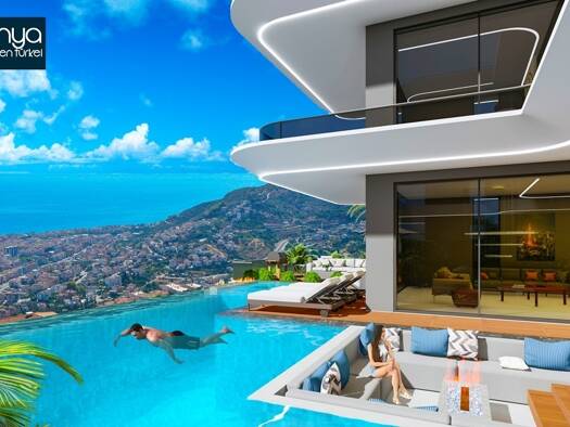 Villa zum Kauf provisionsfrei 900.000 € 5 Zimmer 455 m² 512 m² Grundstück frei ab sofort Tepe Alanya