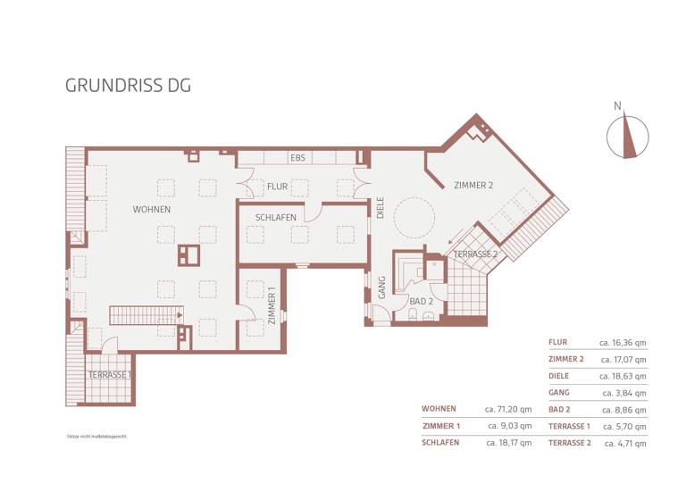 Wohnung zum Kauf 1.580.000 € 4 Zimmer 207 m²<br/>Wohnfläche Dachgeschoss, 5.<br/>Geschoss Halensee Berlin 10711