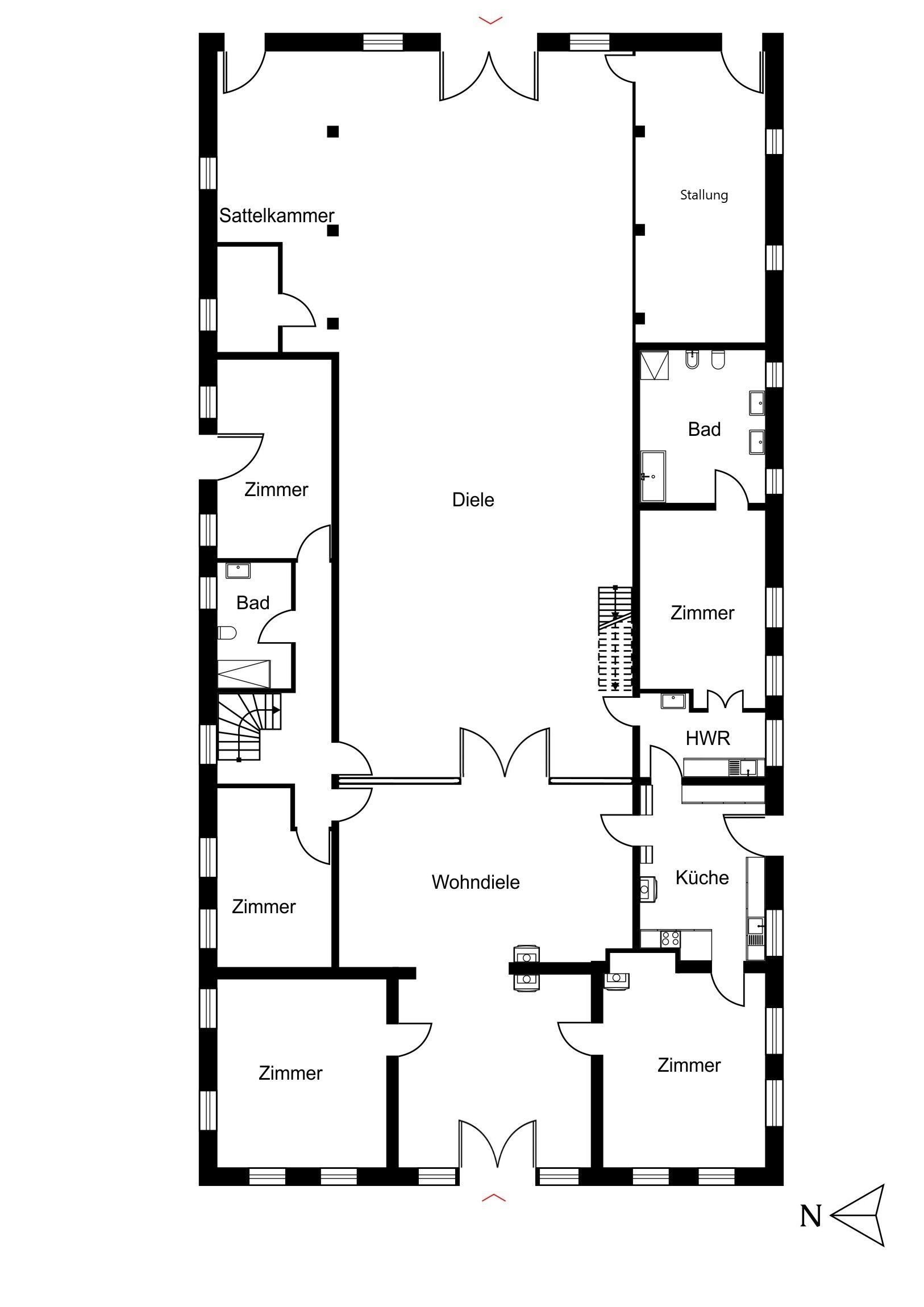 Bauernhaus zum Kauf 790.000 € 6 Zimmer 200 m²<br/>Wohnfläche 15.348 m²<br/>Grundstück Bahrenfleth 25569