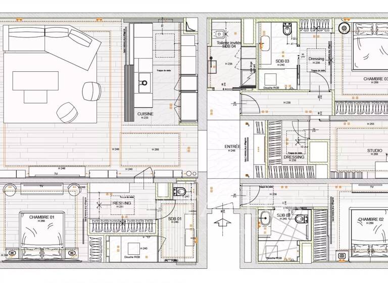 Studio zum Kauf provisionsfrei 16.000.000 € 5 Zimmer 220 m² 2. Geschoss Monaco 98000