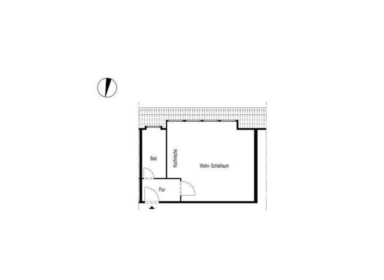 Studio zur Miete 205 € 1 Zimmer 33 m² Kirchstr. 27 Bierbaum Lüdenscheid 58515