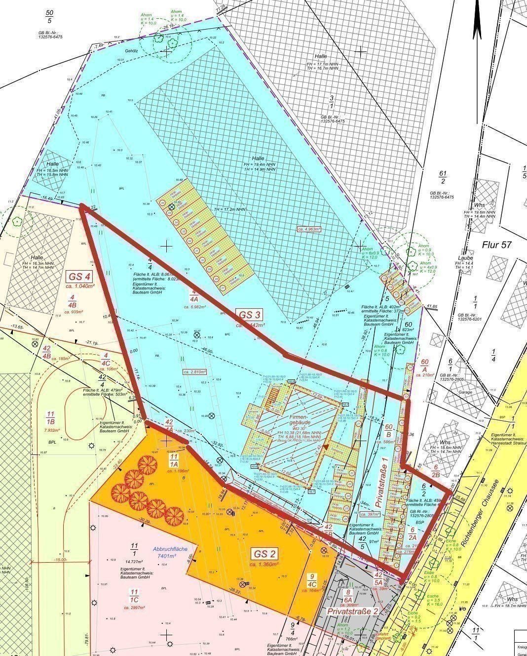 Grundstück zum Kauf provisionsfrei 459.135 € 3.401 m²<br/>Grundstück Triebseer Siedlung Stralsund 18437