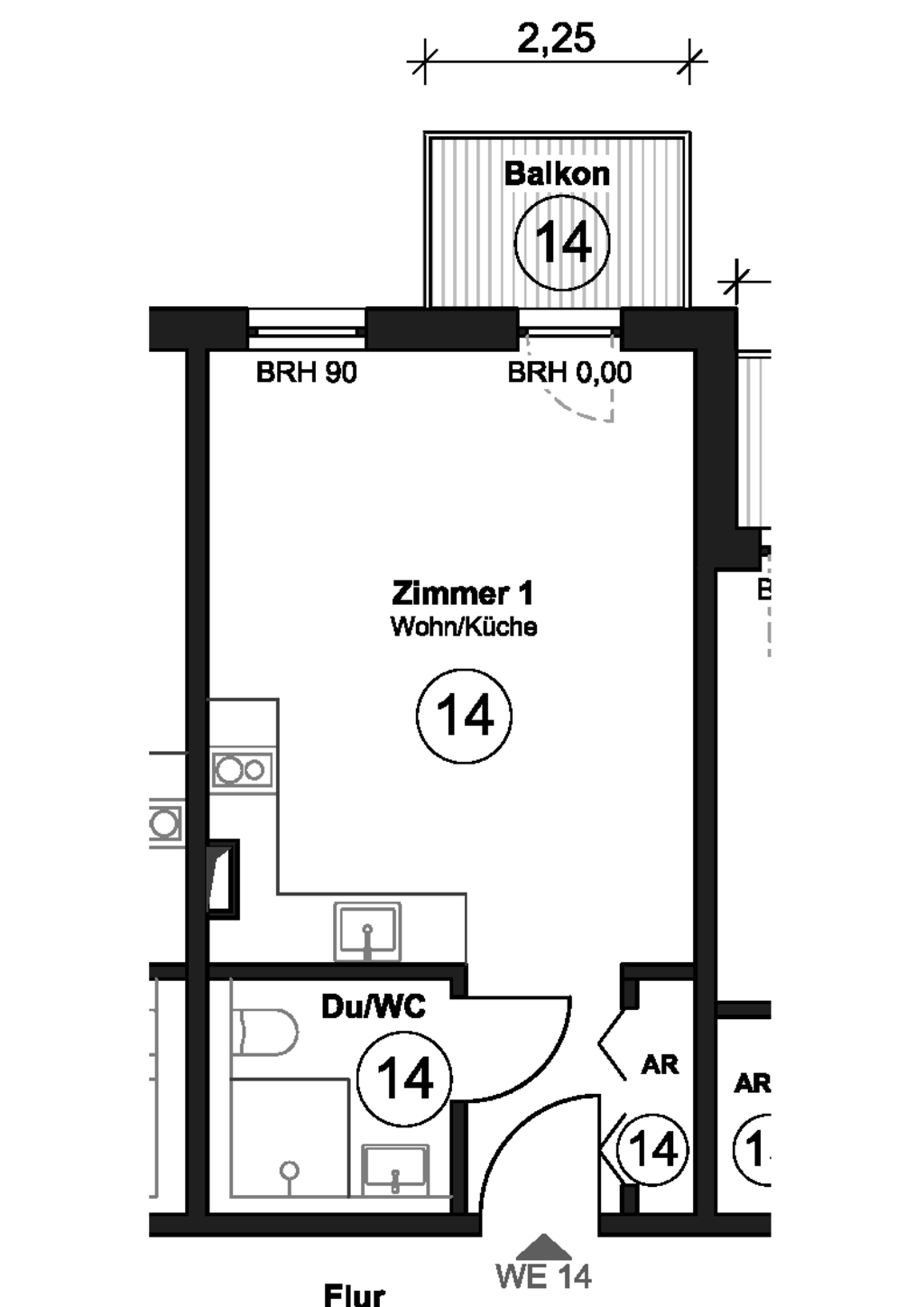 Wohnung zur Miete Wohnen auf Zeit 1.262 € 2 Zimmer 32 m²<br/>Wohnfläche 01.02.2025<br/>Verfügbarkeit Crailsheimer Straße Steglitz Berlin 12247