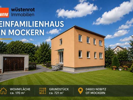 Einfamilienhaus zum Kauf 325.000 € 6 Zimmer 169,7 m² 720,6 m² Grundstück Mockern Nobitz 04603