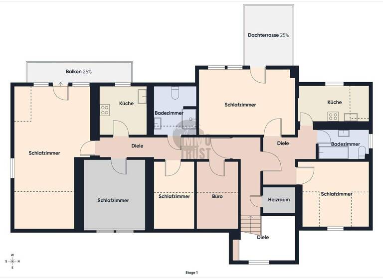 Wohnung zum Kauf 139.000 € 2 Zimmer 46 m² 1. Geschoss Lomersheim Mühlacker / Lomersheim 75417