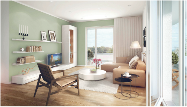 Wohnung zur Miete 699 € 2 Zimmer 46,6 m² 1. Geschoss frei ab sofort Reichsstraße 26-28 Innenstadt Gera 07545