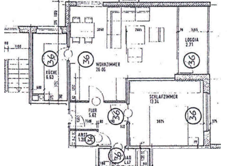 Wohnung zur Miete 1.500 € 2 Zimmer 60,1 m² 1. Geschoss Lokstedt Hamburg 22529