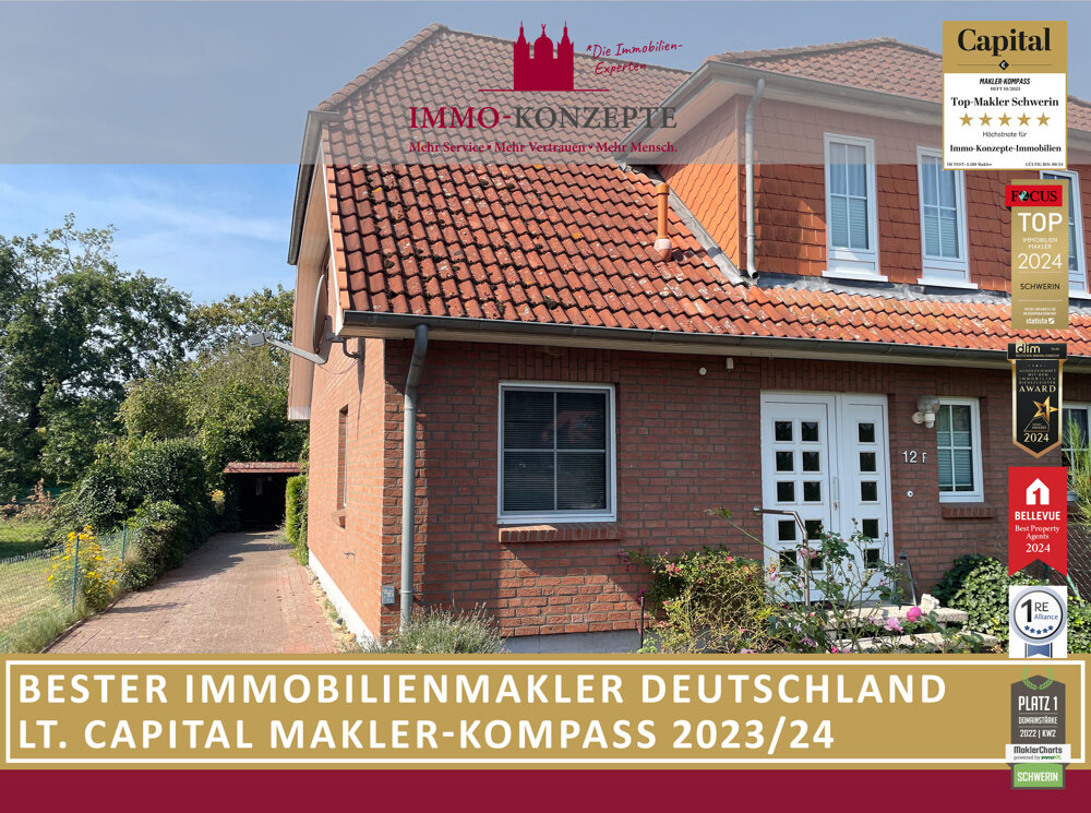 Doppelhaushälfte zum Kauf 199.000 € 4 Zimmer 104 m²<br/>Wohnfläche 398 m²<br/>Grundstück Moraas 19230