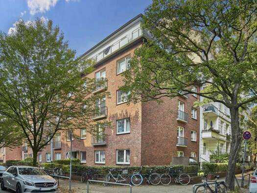 Wohnung zur Miete 871 € 2 Zimmer 59,8 m² 3. Geschoss Richterstraße 26 Uhlenhorst Hamburg-Uhlenhorst 22085