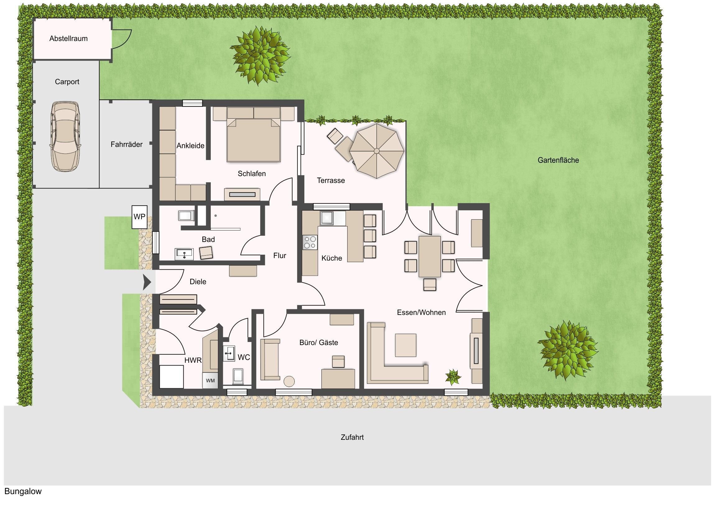 Bungalow zum Kauf provisionsfrei 424.500 € 3 Zimmer 100 m²<br/>Wohnfläche 410 m²<br/>Grundstück Mühlenweg 3 Kayhausen Bad Zwischenahn 26160