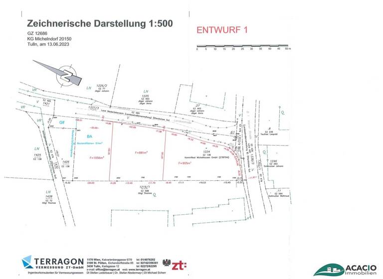 Grundstück zum Kauf 166.520 € 905 m² Grundstück Michelhausen 3451
