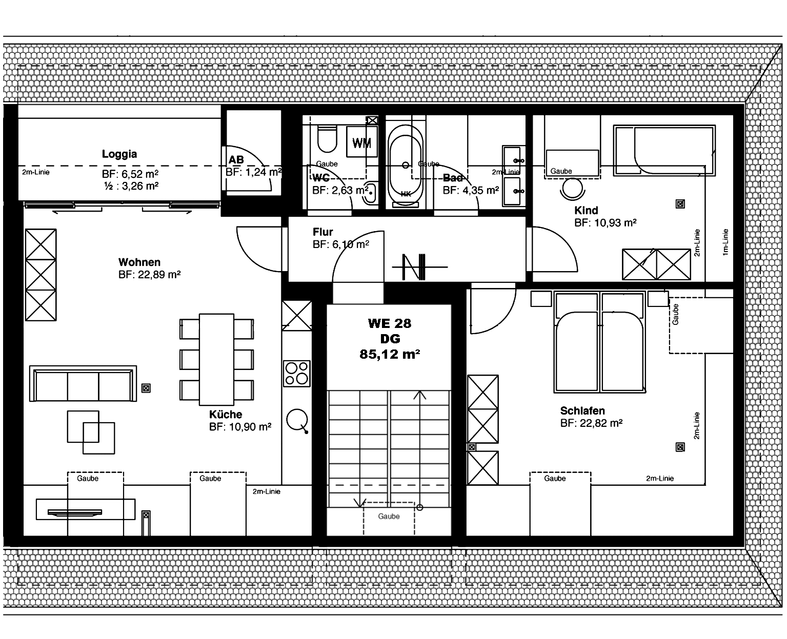 Wohnung zum Kauf 272.400 € 3 Zimmer 85,1 m²<br/>Wohnfläche 3.<br/>Geschoss Liechtensteinstr. 31 Lößnig Leipzig 04279