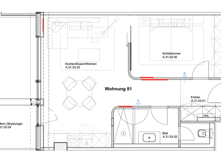 Wohnung zum Kauf 790.000 € 2 Zimmer 52 m² 31. Geschoss Senckenberganlage 15 Westend-Süd Frankfurt am Main 60325