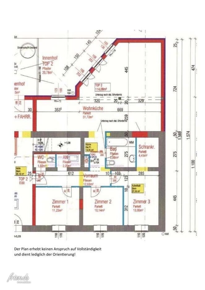 Wohnung zum Kauf 460.000 € 4 Zimmer 114 m²<br/>Wohnfläche EG<br/>Geschoss Jägergasse Laxenburg 2361