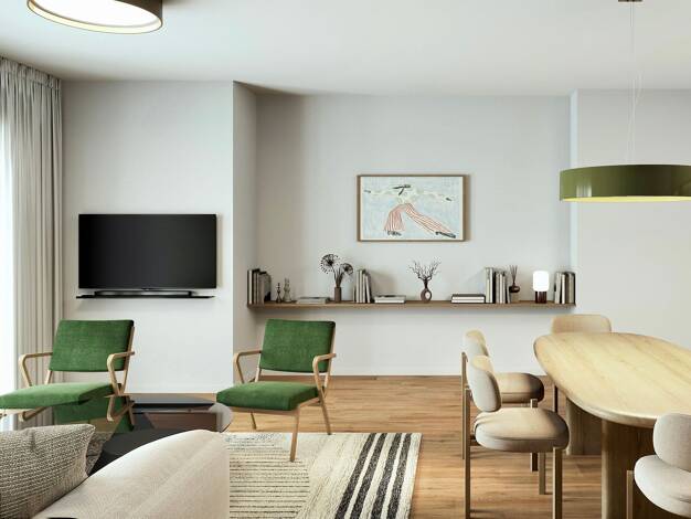 Penthouse zum Kauf - Neubau provisionsfrei 360.000 € 2 Zimmer 49,1 m² 2. Geschoss Niederschönhausen Berlin 13156