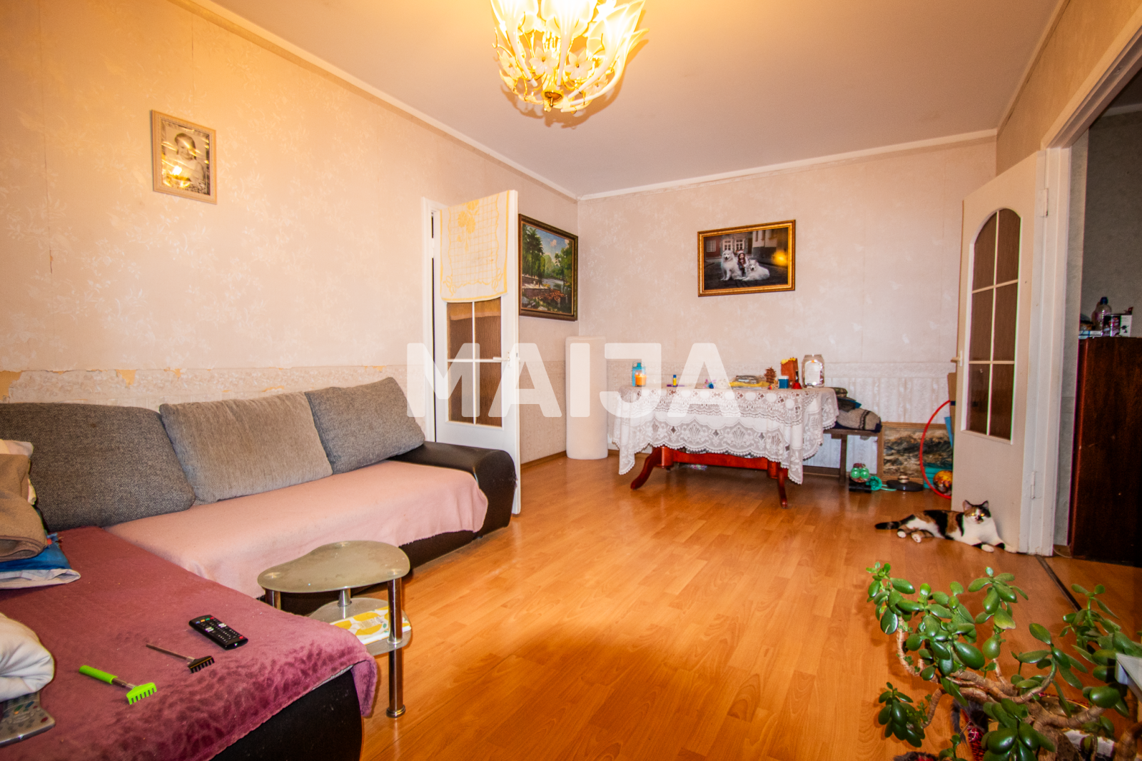 Apartment zum Kauf 95.000 € 3 Zimmer 40,7 m²<br/>Wohnfläche 6.<br/>Geschoss Zebiekstes iela 3, Plavnieki, Riga Riga 1082