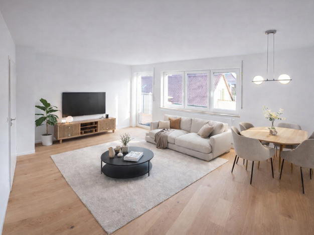 Wohnung zur Miete 1.350 € 3 Zimmer 74 m² 3. Geschoss Ost Stuttgart 70186