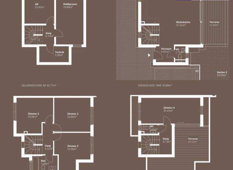 Doppelhaushälfte zum Kauf - Erstbezug 639.000 € 5 Zimmer 123,3 m² Wien 1220