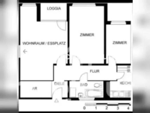 Wohnung zur Miete Tauschwohnung 496 € 2,5 Zimmer 74 m² 3. Geschoss Märkisches Viertel Reinickendorf 13439