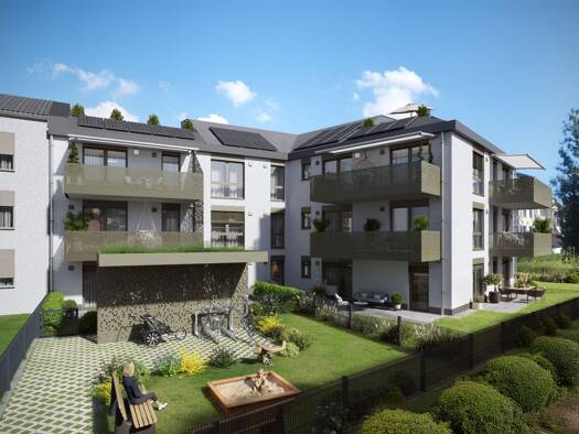 Wohnung zum Kauf - Neubau 614.000 € 3 Zimmer 74 m² 1. Geschoss Bad Aibling Bad Aibling 83043