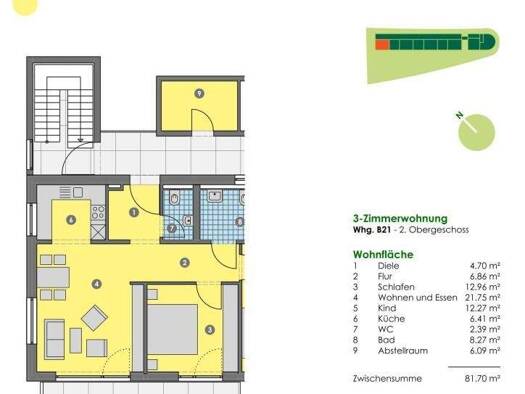 Mehrfamilienhaus zur Miete 905 € 3 Zimmer 79,6 m² Kirchheim Kirchheim unter Teck 73230