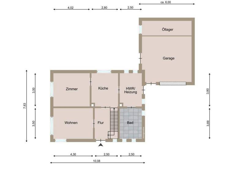 Einfamilienhaus zum Kauf 148.000 € 4 Zimmer 115 m² 840 m² Grundstück Friedrichskoog 25718