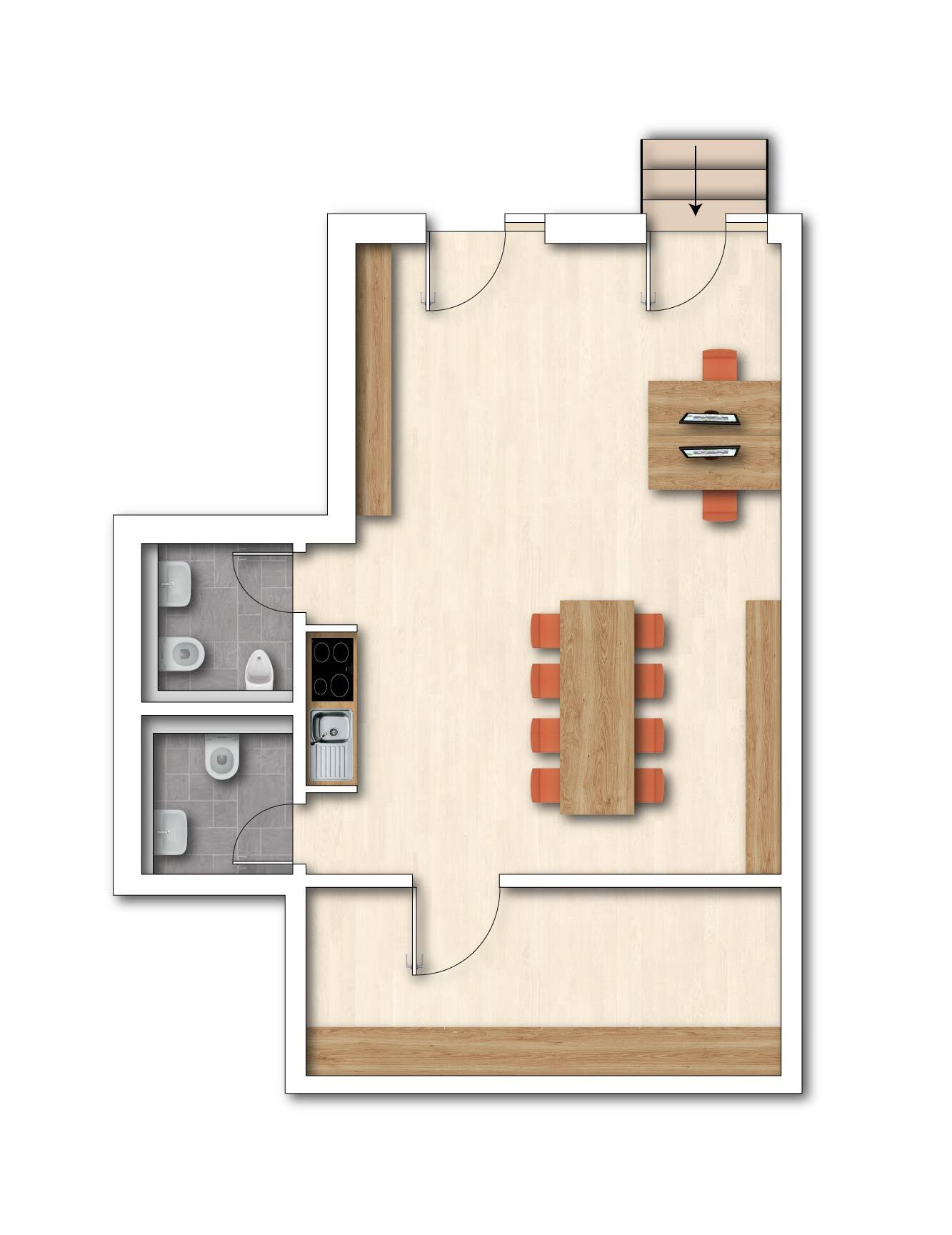 Studio zum Kauf provisionsfrei 219.008 € 1 Zimmer 68,4 m²<br/>Wohnfläche EG<br/>Geschoss Holzbruckweg 2 Röttenbach Röttenbach 91187