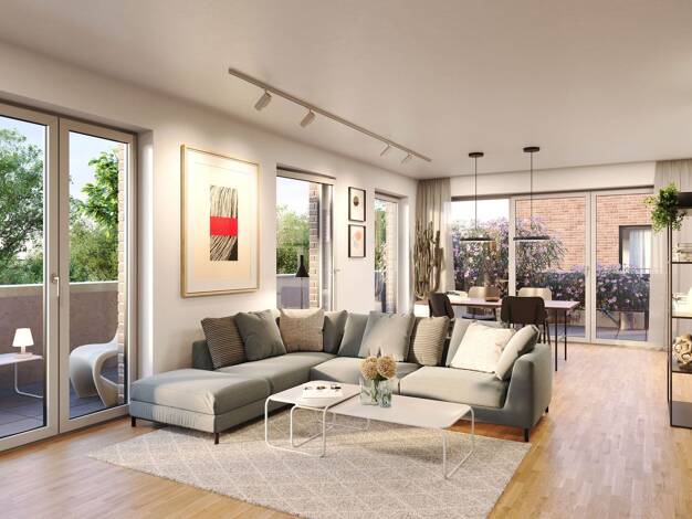 Wohnung zum Kauf - Neubau provisionsfrei 490.000 € 4 Zimmer 96,4 m² 1. Geschoss Bahnstraße Willich 47877