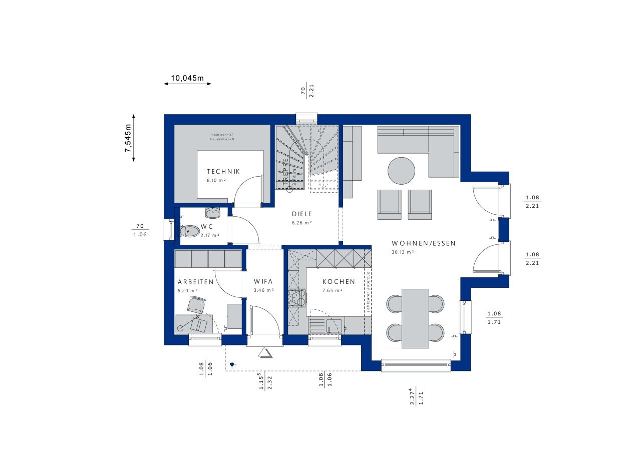 Einfamilienhaus zum Kauf 873.790 € 4,5 Zimmer 128,7 m²<br/>Wohnfläche 1.100 m²<br/>Grundstück Probstberg Wenzenbach 93173