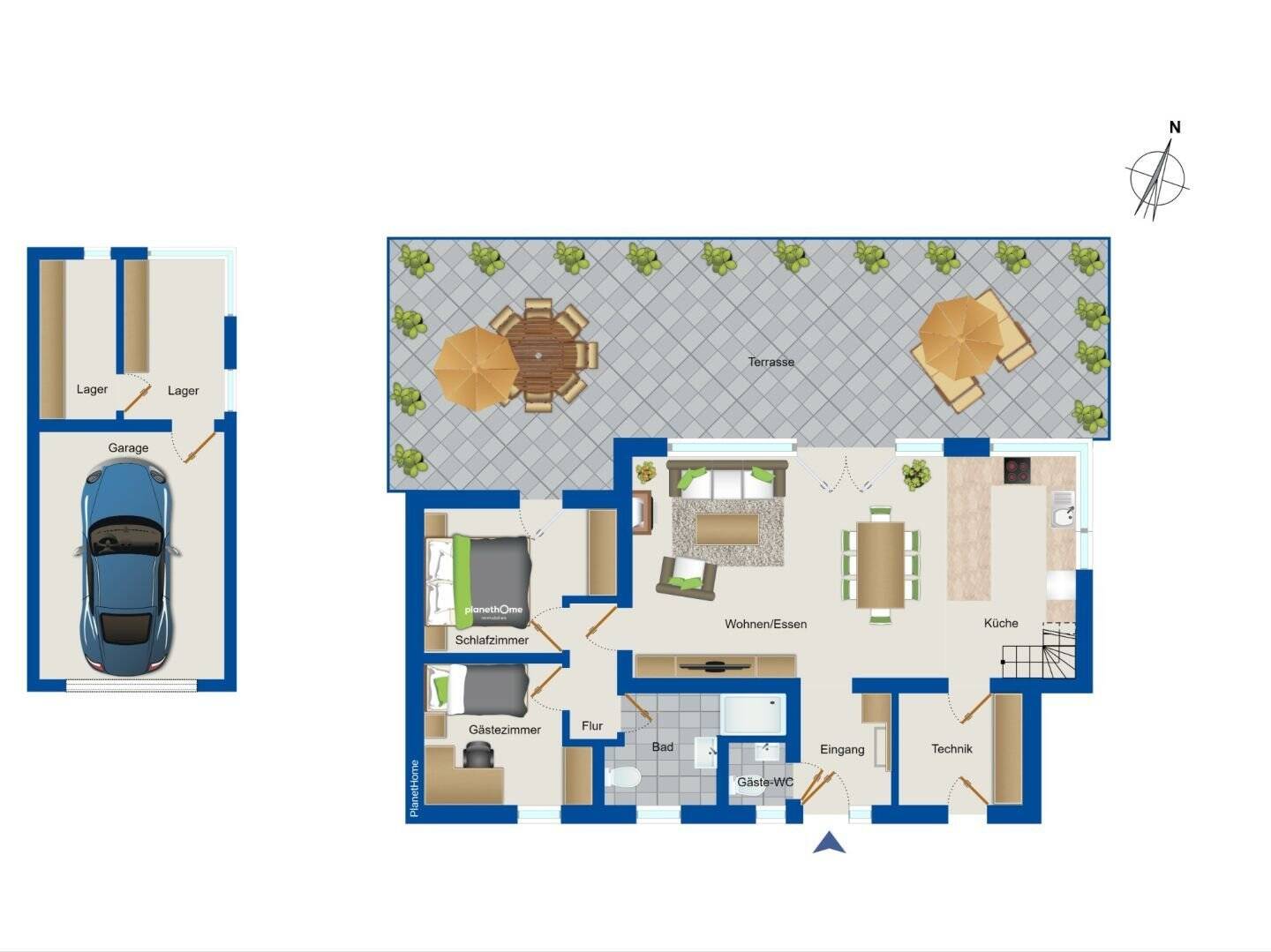 Einfamilienhaus zum Kauf 669.000 € 3 Zimmer 100 m²<br/>Wohnfläche 2.700 m²<br/>Grundstück Kleekamp Kleekamp 19417