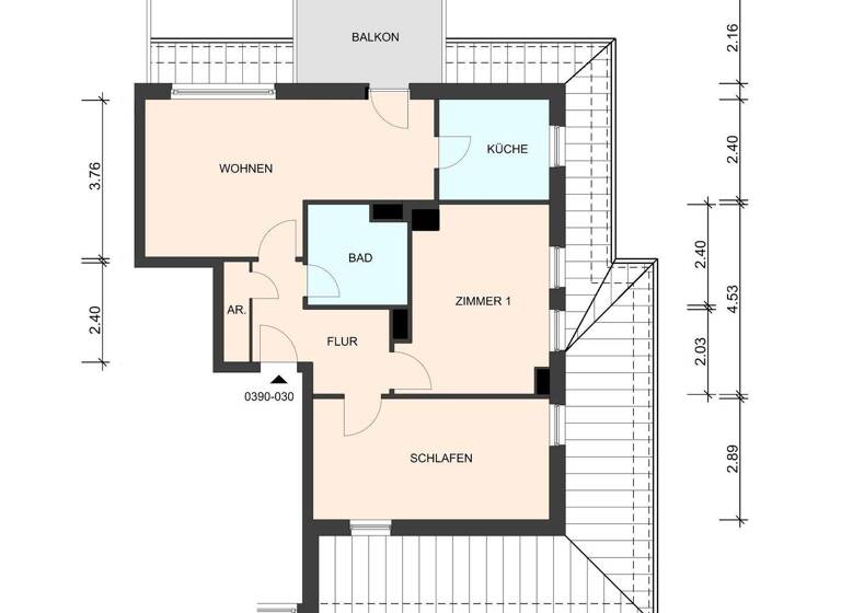 Wohnung zur Miete 522 € 3 Zimmer 74,5 m² 3. Geschoss frei ab 01.05.2026 Mühlenbergstr. 11 Crivitz 19089